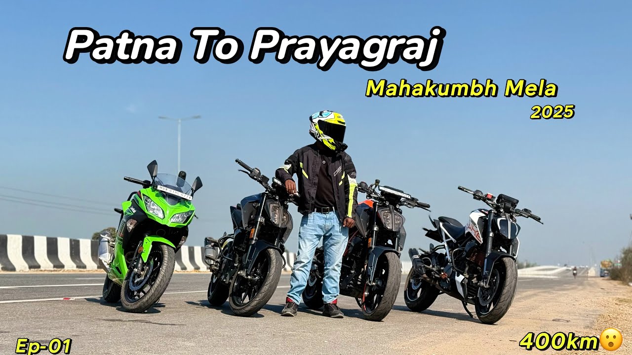 Patna To Prayagraj Mahakumbh Mela 2025🔱| By Bike😱| Best Route Full informational