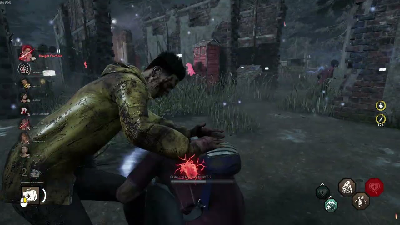Dead by Daylight gameplay - Dwight, The Dash Dodger! (2v8)
