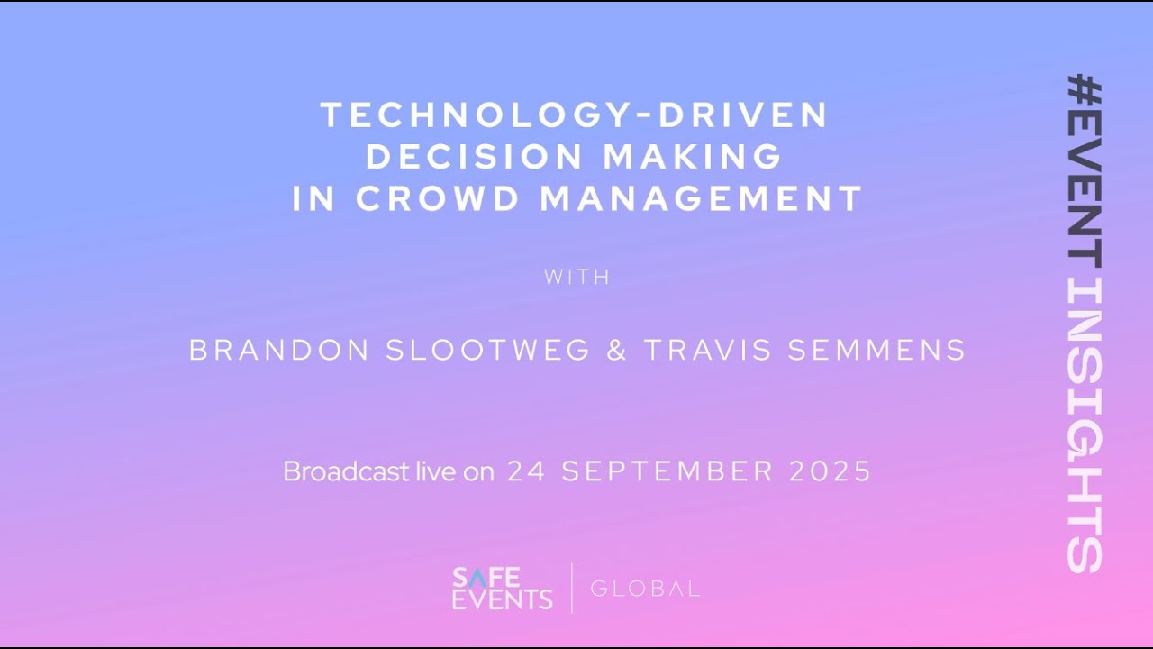 #EventInsights Webinar - Technology Driven Decision Making in Crowd Management