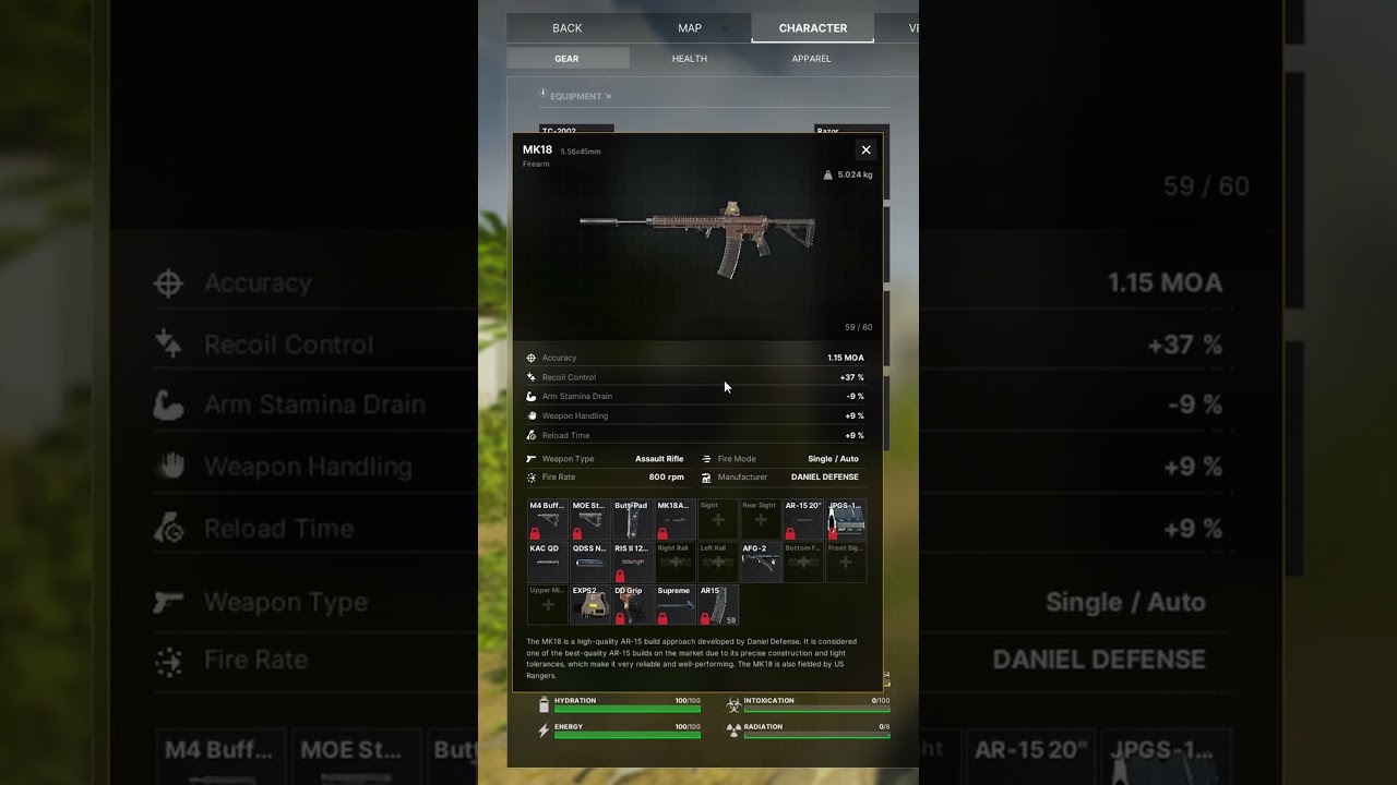 Best Mk18 Build GZW Pt II  #grayzonewarfare #warthunder #automobile #gaming #army #warthunderjets