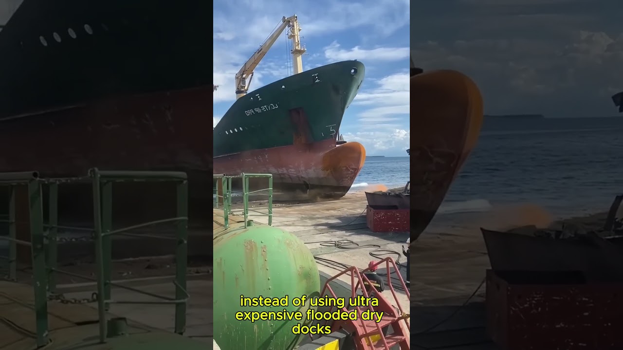 Почему гигантские корабли специально врезаются в берег 🚢💥