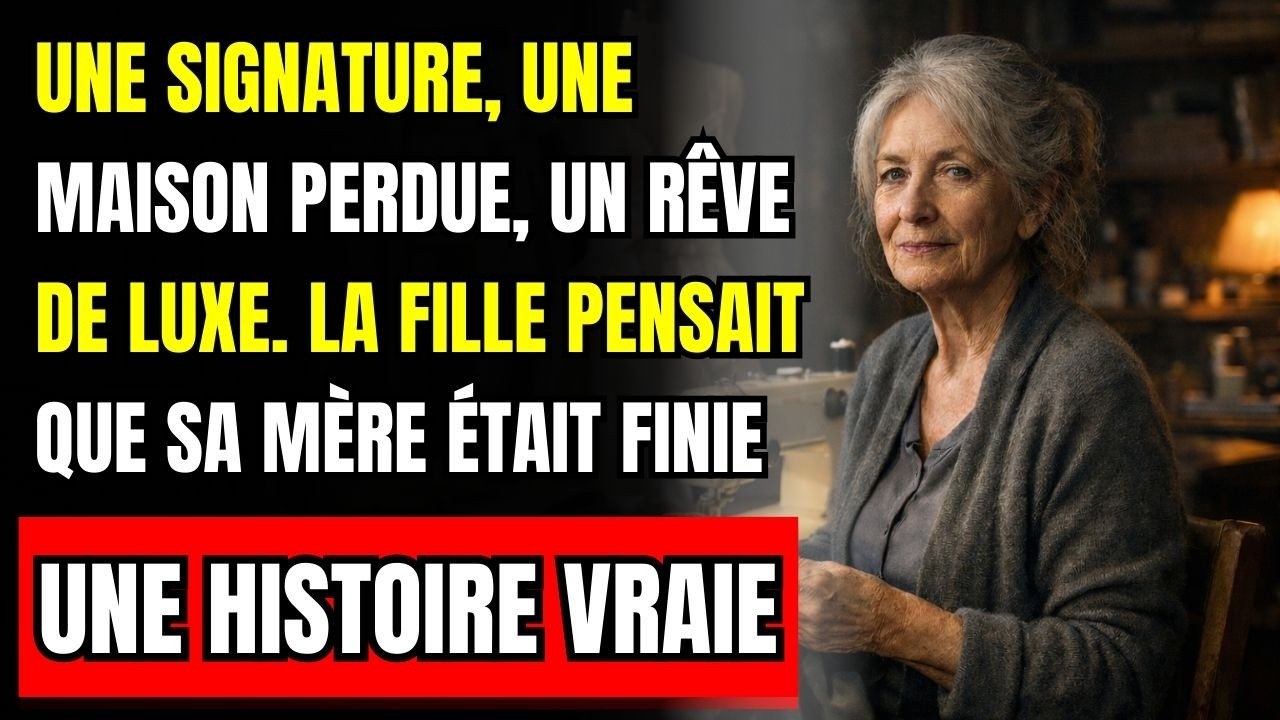 ELLE A HYPOTHÉQUÉ LA MAISON POUR SON MARQUE… MAIS SA MÈRE SAVAIT