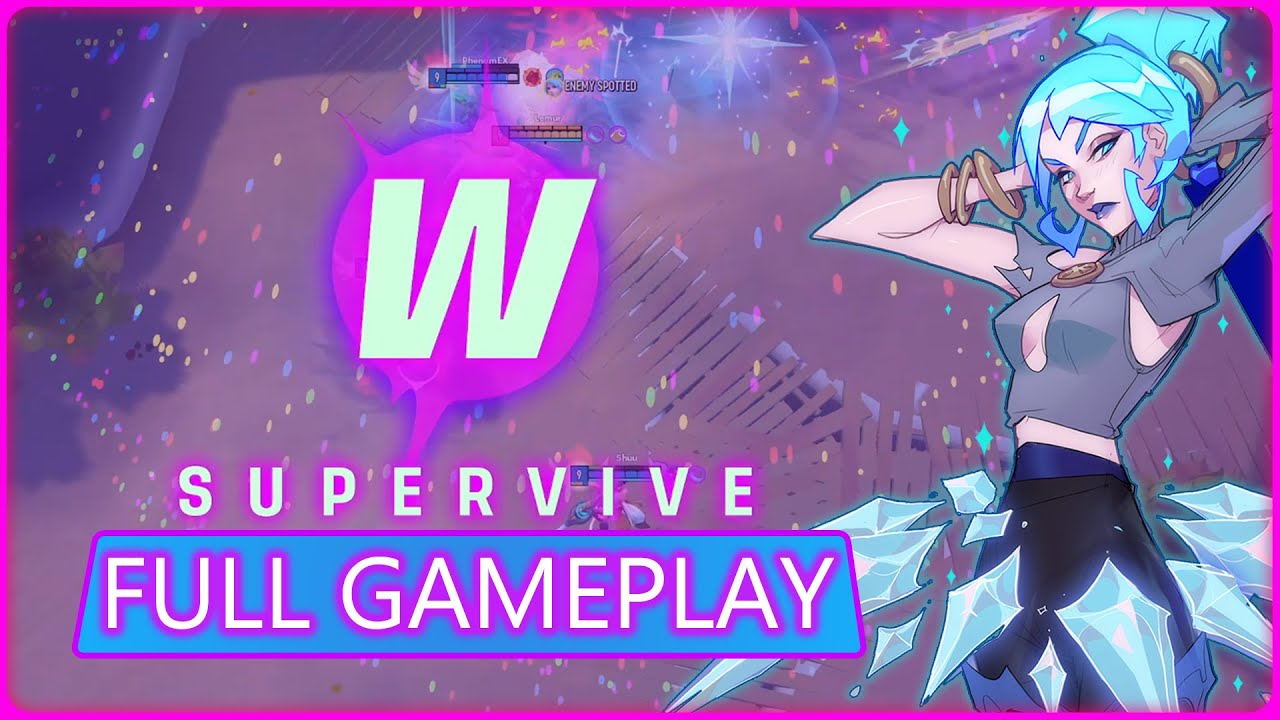 SUPERVIVE - FULL CELESTE GAME with Rank 1 comms! 👀