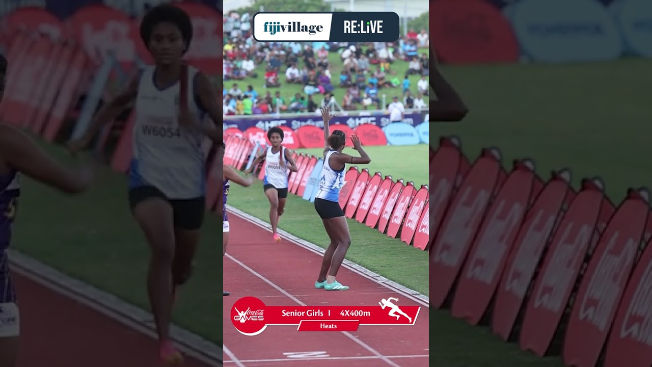 Senior Girls - 4x400m Heat 1 Cokes2026 Fijivillage Re:Live