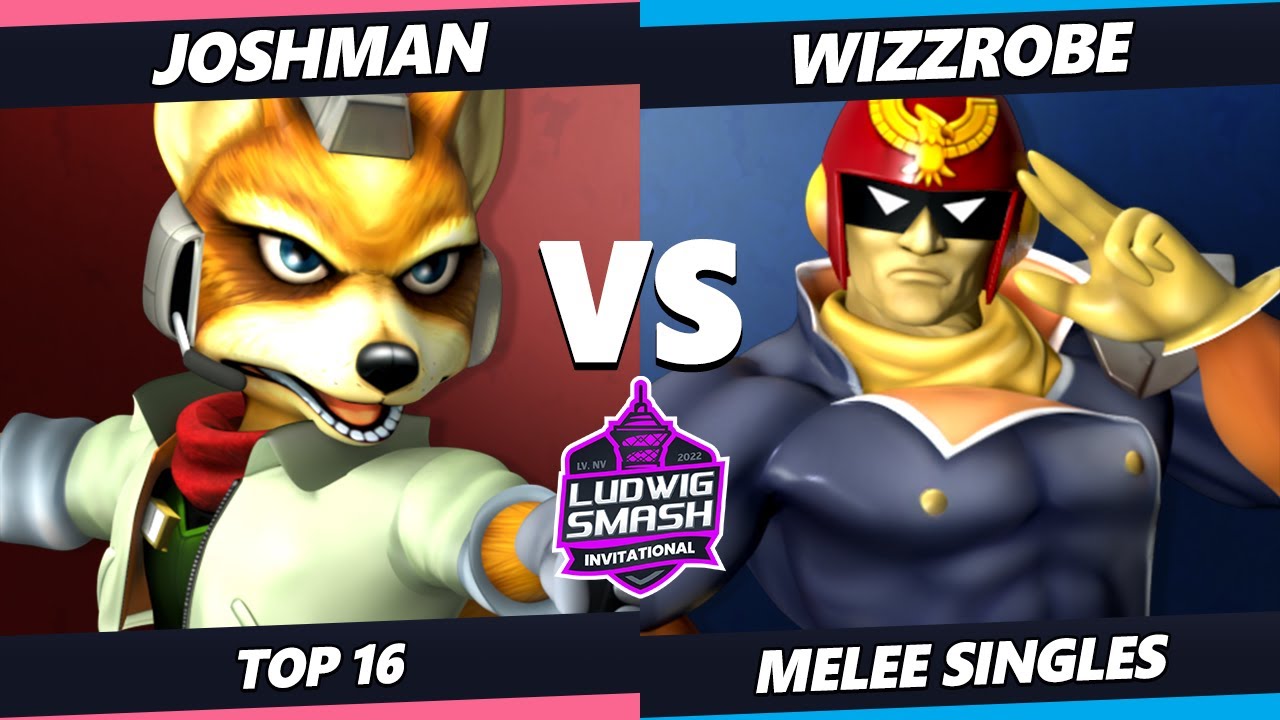 Ludwig Invitational - Wizzrobe (Captain Falcon) Vs. Joshman (Fox) SSBM Melee Tournament