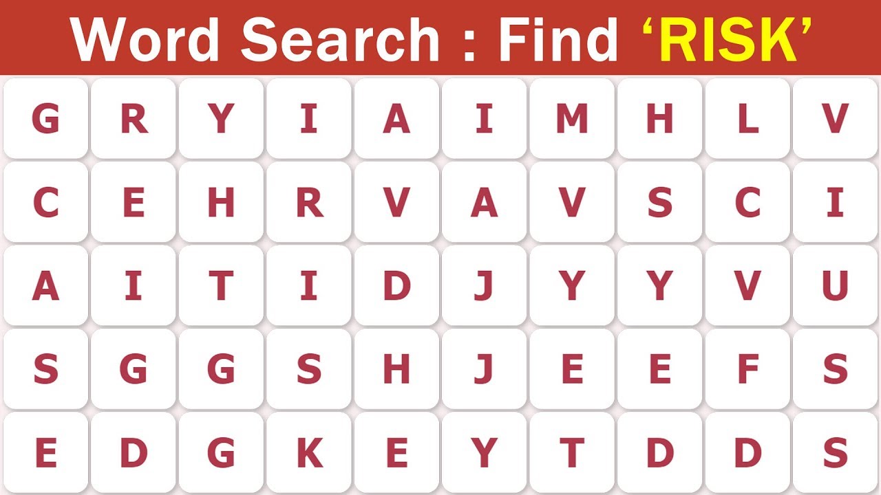 Word Search - It Is A Quiz To Find The Hidden Words!