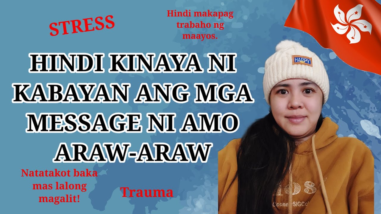 Anong meron sa message ni amo at na STRESS si kabayan | MHA&NHAR