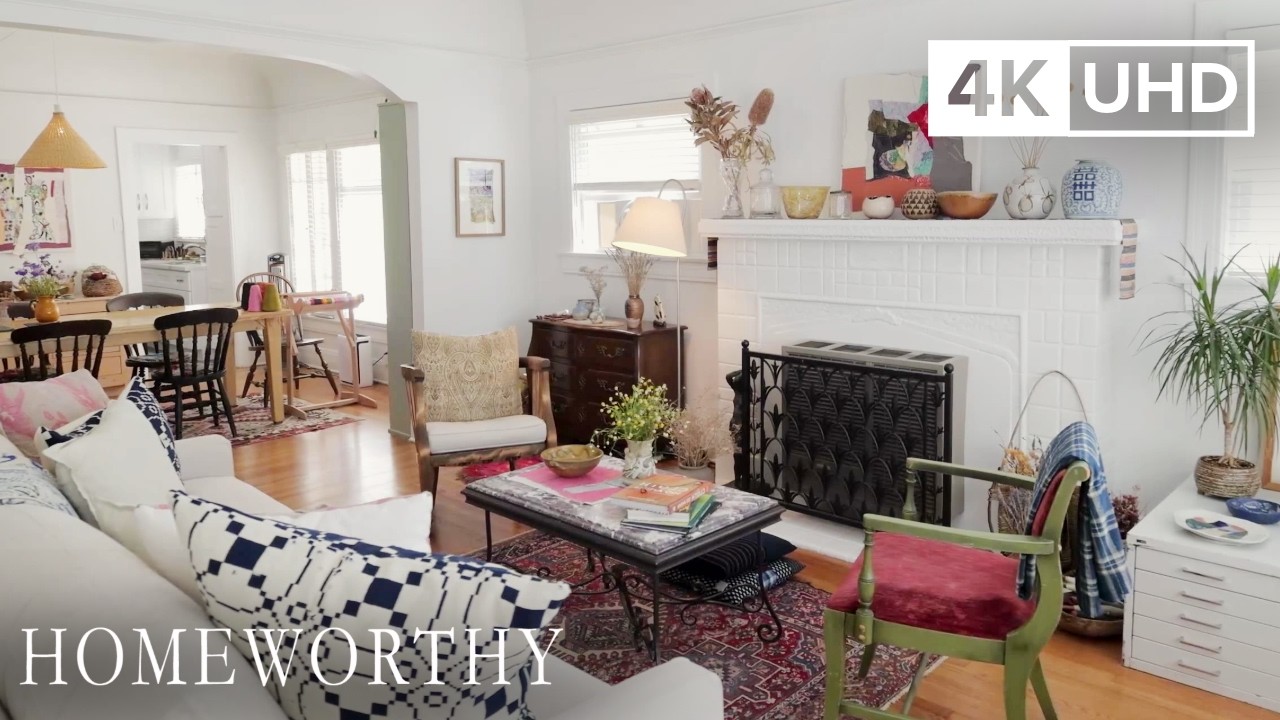 HOUSE TOUR | Inside An Artist's Colorful Los Angeles Home & Studio Full of Collected Treasures | 4K
