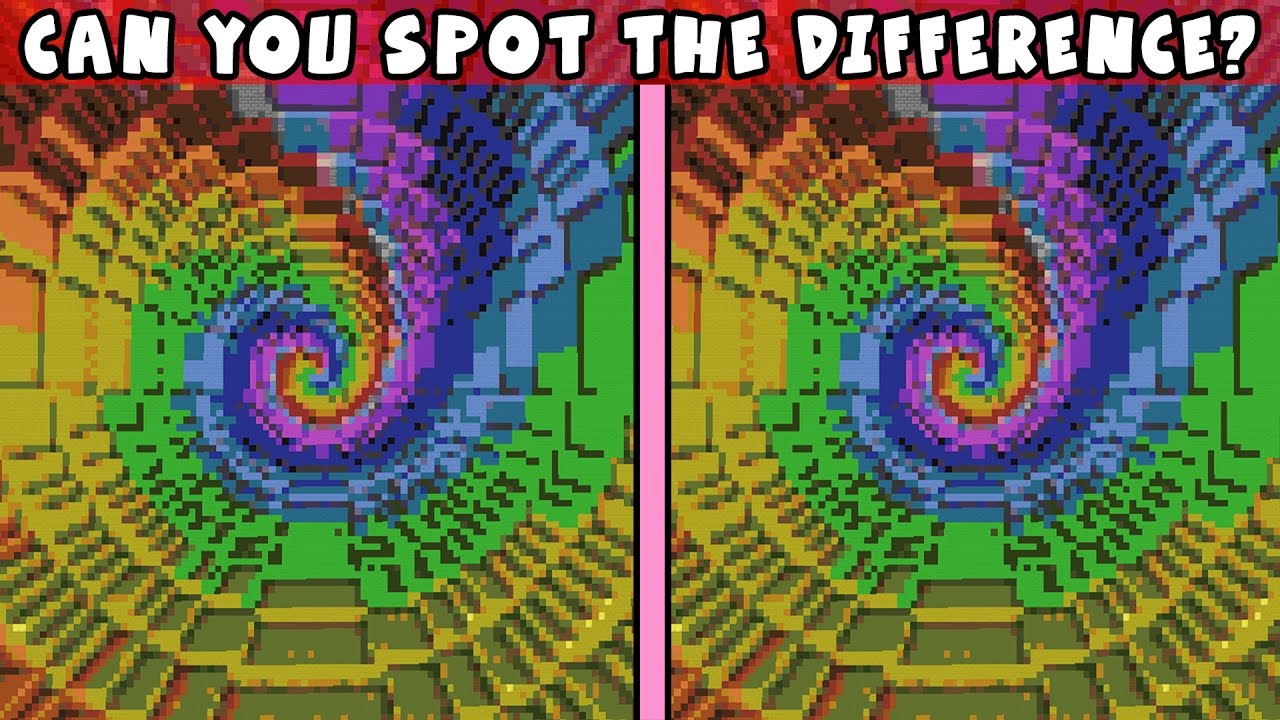 IT'S IMPOSSIBLE TO SPOT THE DIFFERENCE HERE!! | Minecraft