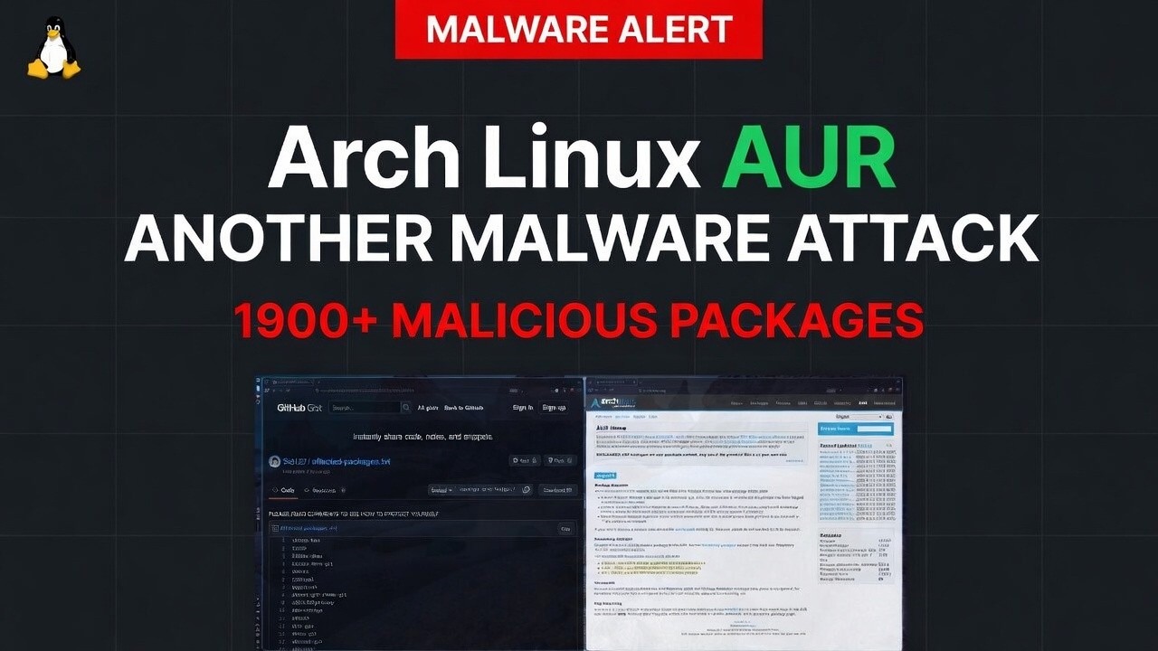 Over 1,900 AUR Packages Compromised by Info‑Stealer Malware