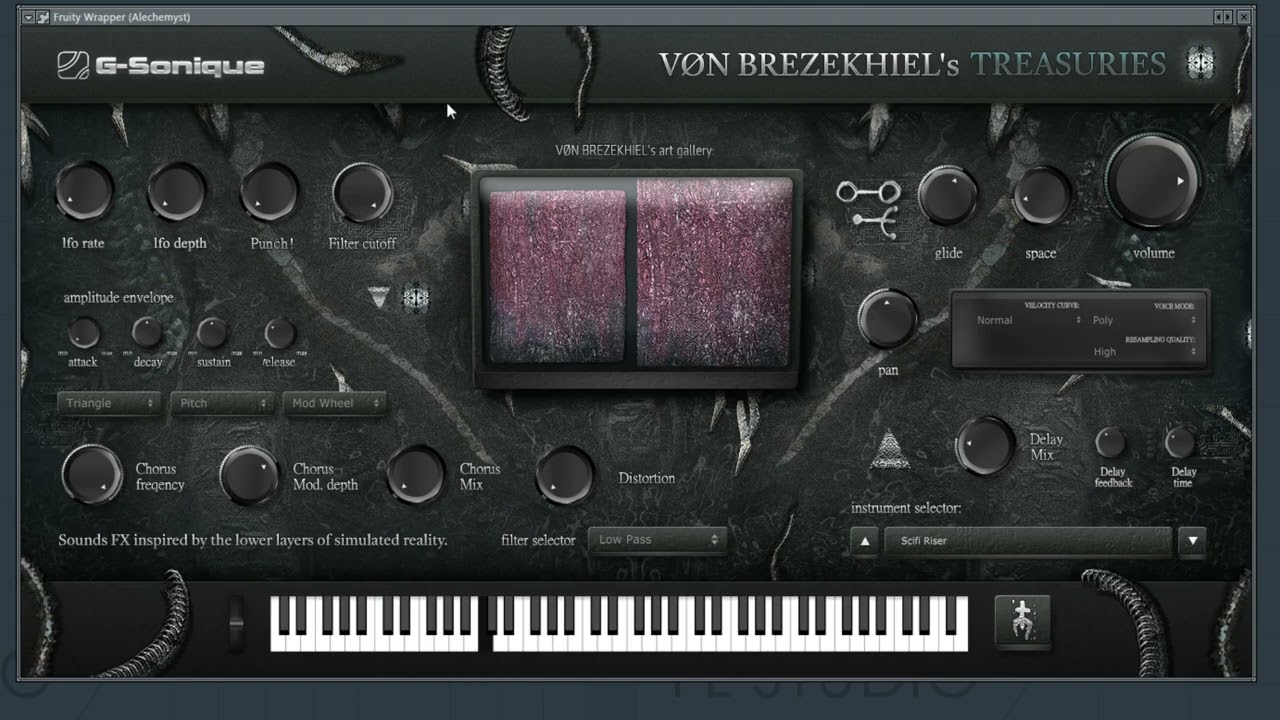 Techno pads, soundscapes, atmospheres, synthesizer VST / AU plug-in for RAW Hypnotic Berlin techno