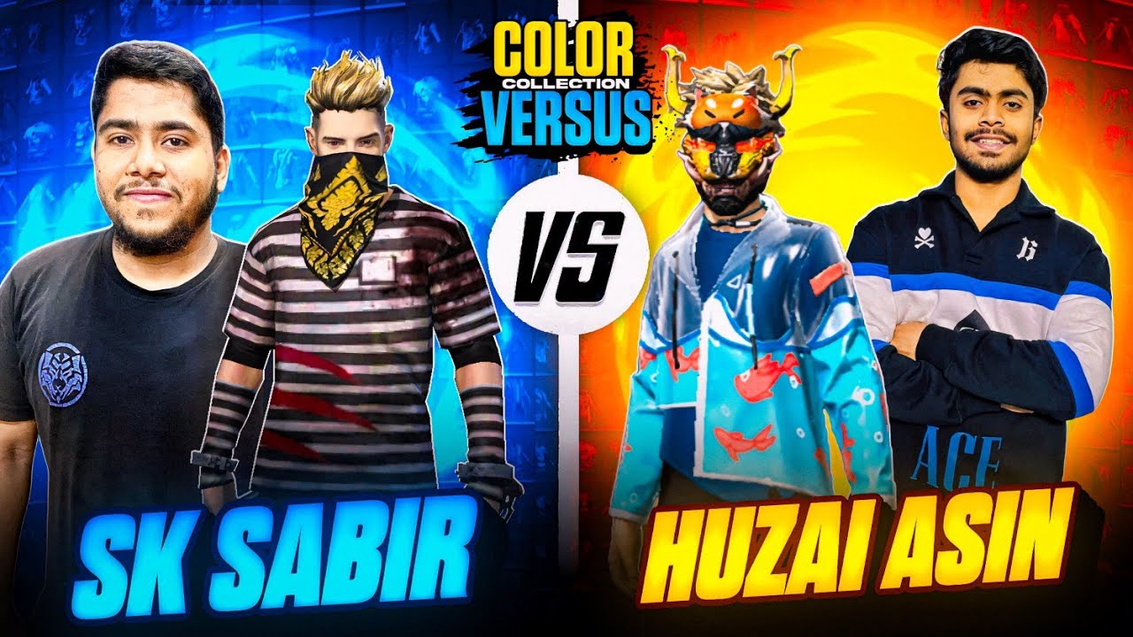 First Time Ever 😱 Huzai.Asin Vs Sk.Sabir 6 Years Old I'd Collection 😱 😡 - Garena Free Fire