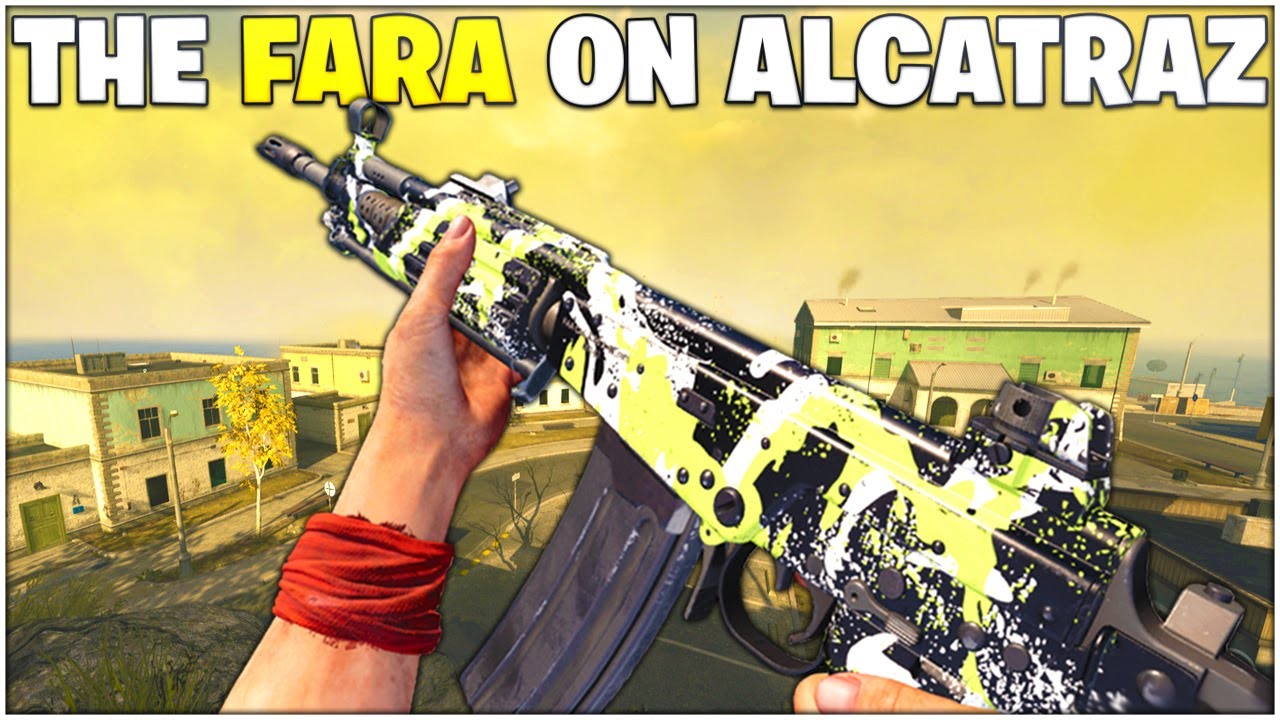 The *NEW* FARA 83 On Alcatraz - Is It Worth Using? *Best FARA Setup* (Rebirth Island - Warzone)
