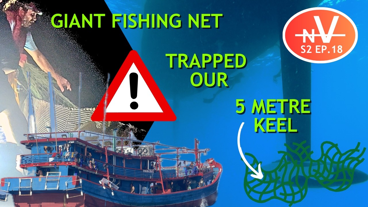 High Speed Ocean Drama - Near Fatal Net Entanglement