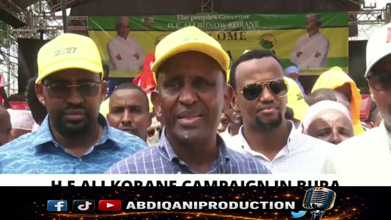 H.E CALI BUNOW OO KA HADLAY ABAARTA GOBOLKA BAAQNA U DIRAY XILDHIBAANADA IYO BARASAABYADA