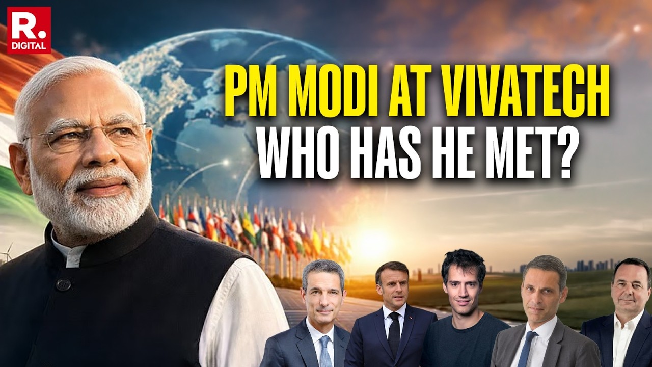 PM Modi in Paris: India Takes Over VivaTech 2026 as AI Partner & 