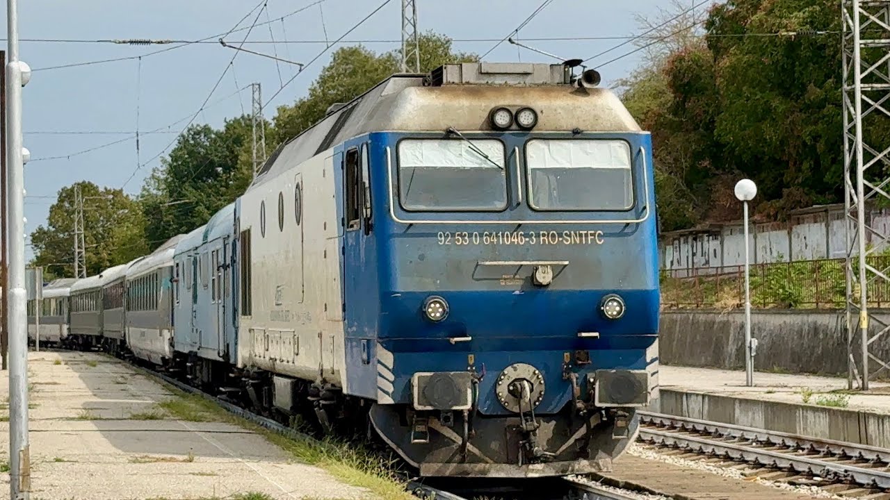 МБВ 15047 с 641046 пристига на Централна гара Русе / IFT 15074 with 641046 arrives in Ruse