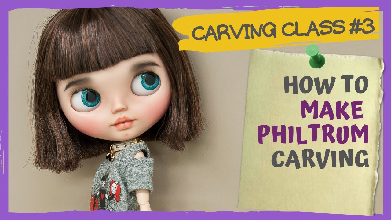 Carving cara blythe: Philtrum