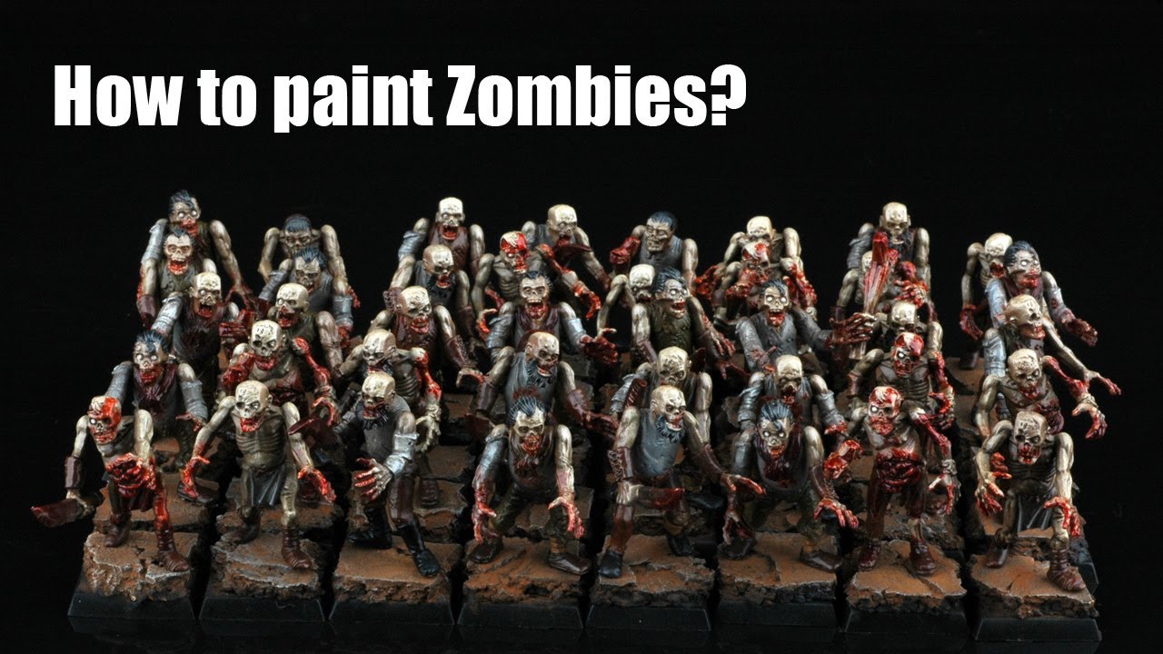 How to paint Zombies? Warhammer Old World Fantasy Battle Vampire Counts WargamingZone