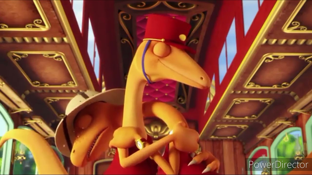 Dinosaur train adventure island Thurston and Mr conductor crying