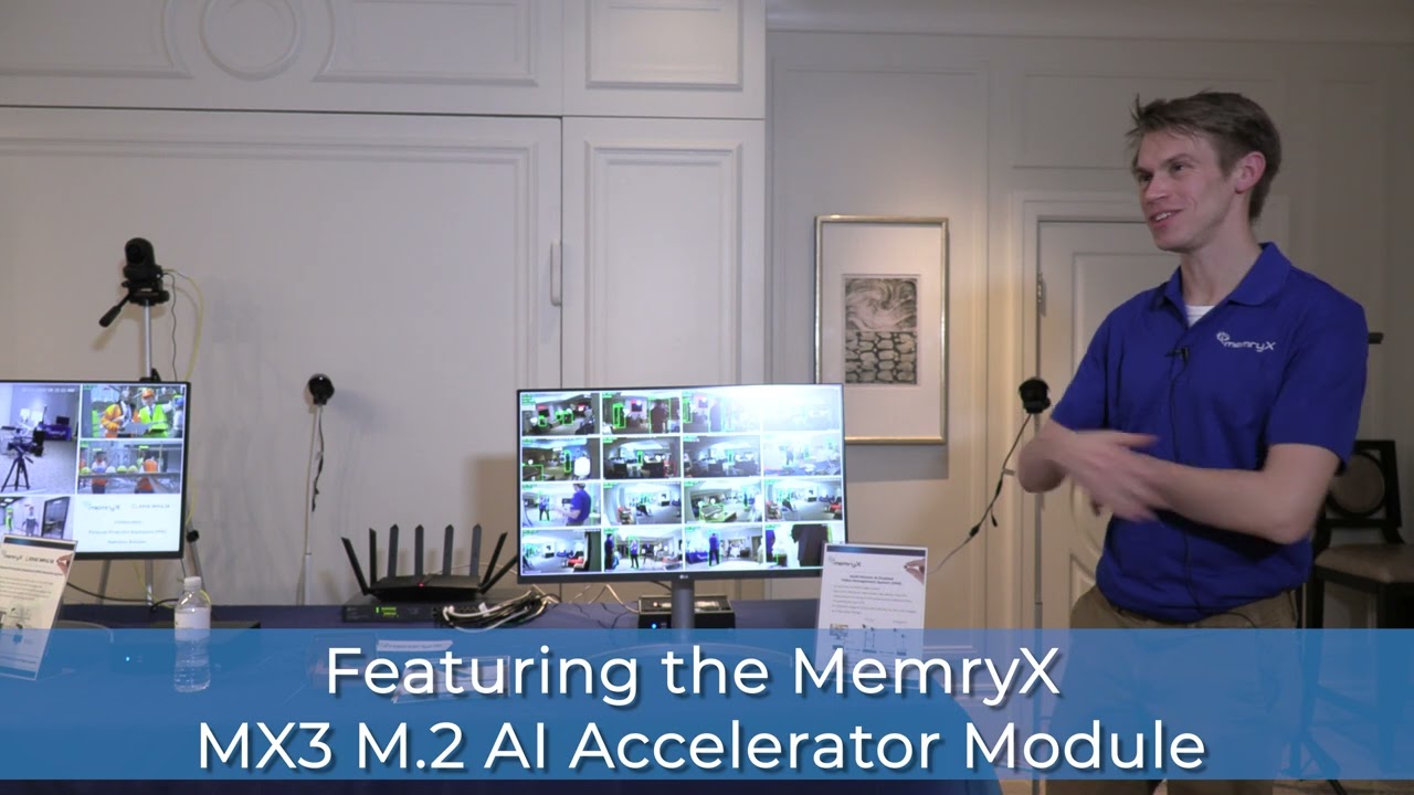 MemryX 16 camera Video Management System (VMS) demo