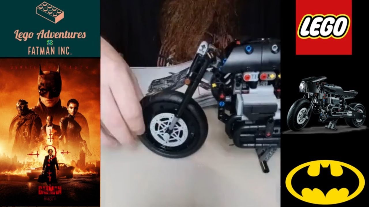 Putting Together the Lego The Batman Batcycle at 30X the Speed