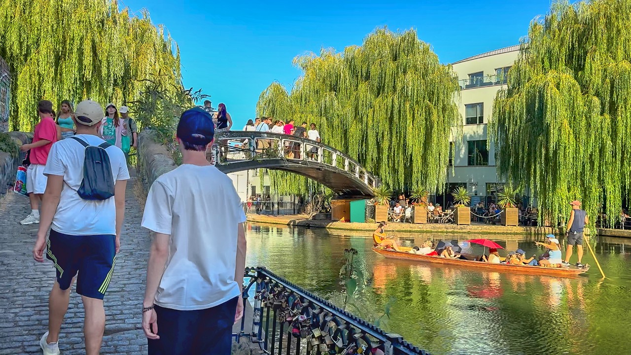 London Summer Walk 2026 ☀️ King&rsquo;s Cross, Regent&rsquo;s Canal to Camden Market [4K HDR]