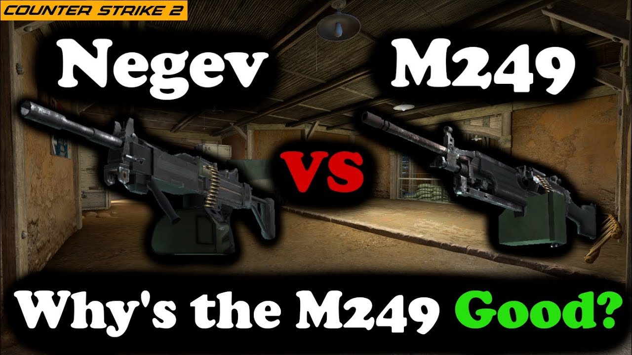 Counter Strike 2: Negev VS M249! (Weapon Guide)