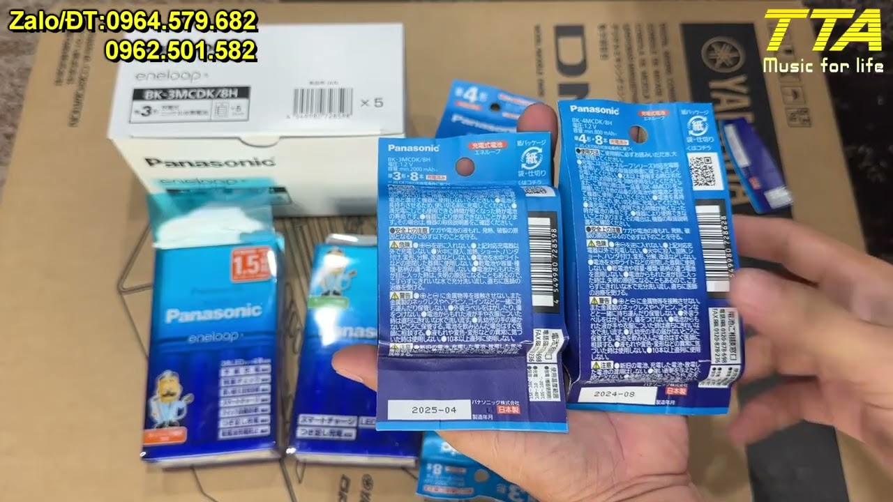 Pin sạc & Máy Sạc Panasonic - Đã có hàng