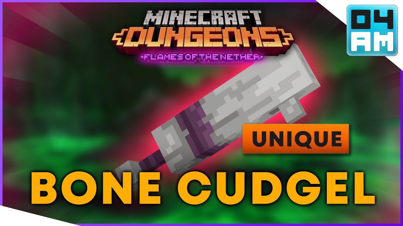 Полное руководство по костяной дубине и где её получить в Minecraft Dungeons Flames of The Nether...