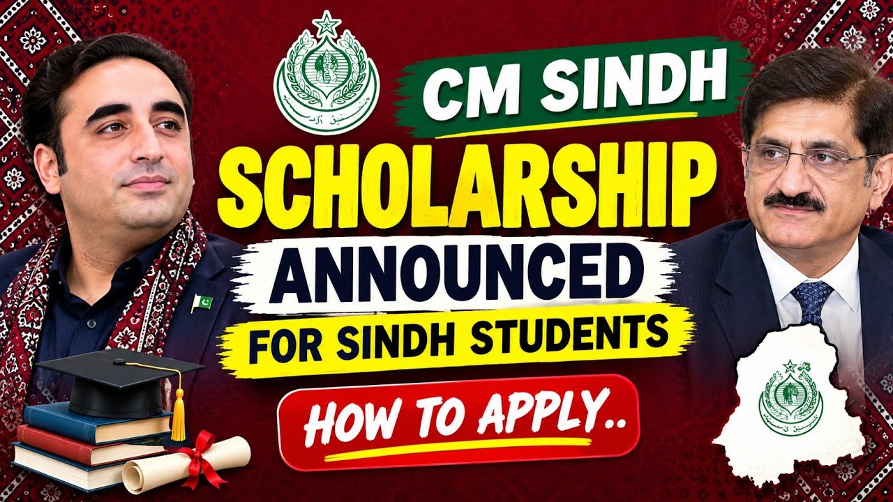 СТИПЕНДИЯ CM SINDH ДЛЯ СТУДЕНТОВ ИЗ СИНДХА