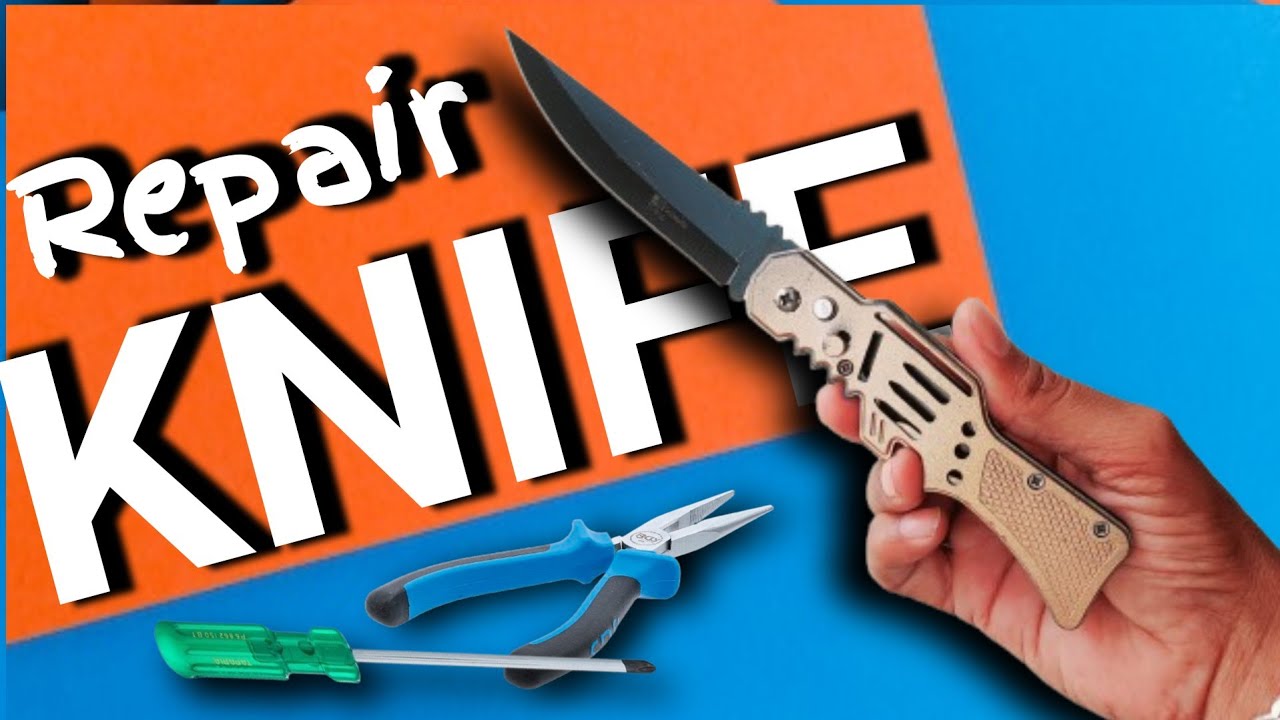 🗡 How To Repair Folding Pocket Knife ! Button Chaku Repairing ! Pocket knife repair #calltechnician