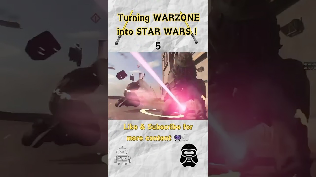 Turning call of duty into star-wars  #shorts