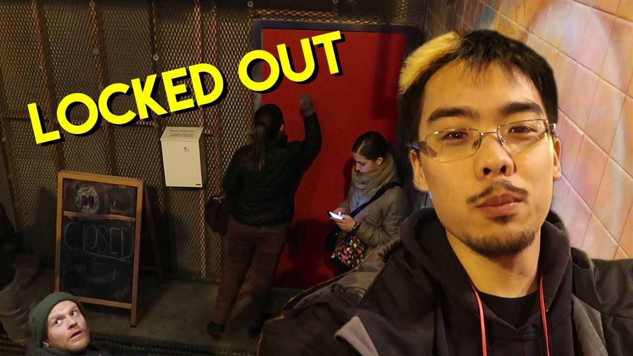 LOCKED OUT AN HOUR BEFORE THE SHOW