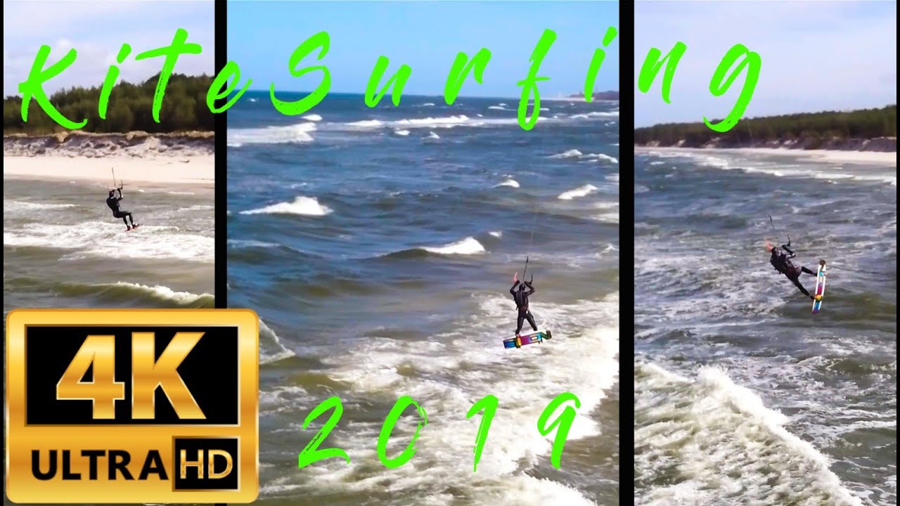 KiteSurfing Grzybowo- Drone video with DJI Mavic PRO