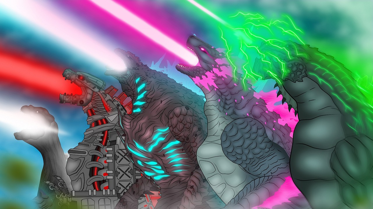 Evolution of Godzilla's Atomic Breath : Comparison | Shin Godzilla Minus One ,Shimozilla,Zilla Earth