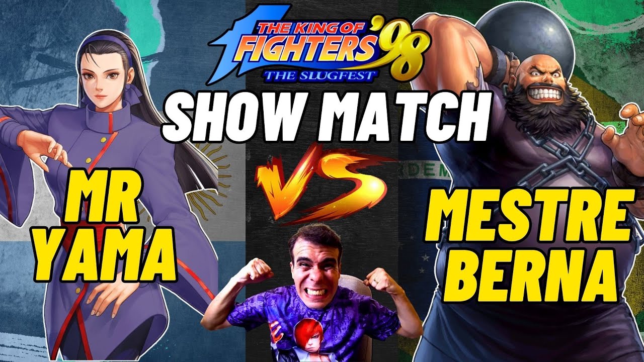 🔥 Clássico Internacional! MR-YAMA (ARG) vs MESTRE BERNA (BRA) no KOF 98  🇦🇷⚔️🇧🇷