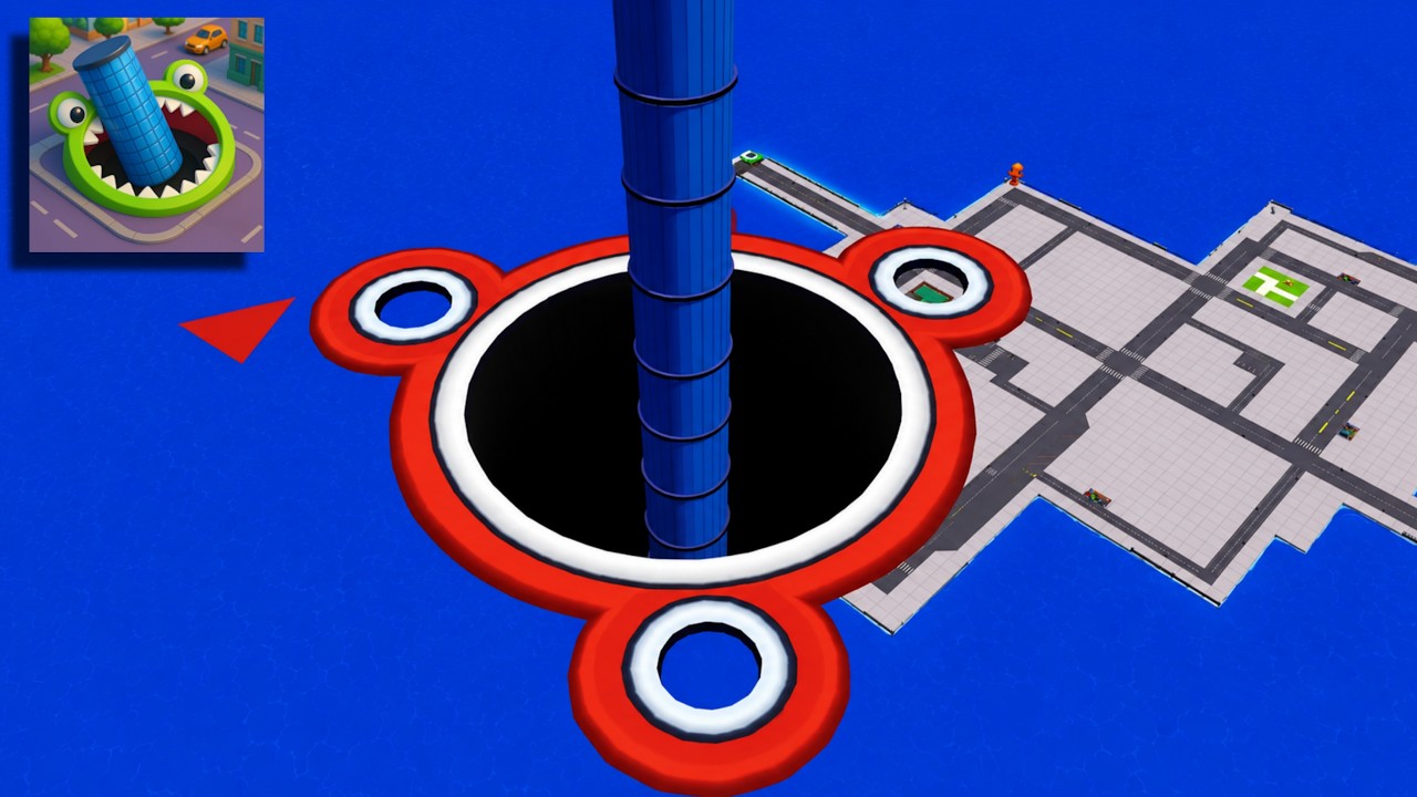 Hole.io - Gameplay Walkthrough Tutorial Hole Evolution New Mobile Game (Android,iOS)