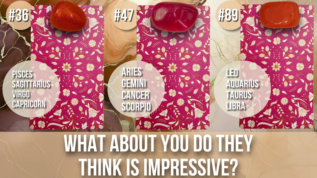 What About You Do They Think Is Impressive?😱🤩😩- Pick A Card Tarot Reading (lucky numbers & zodiacs)