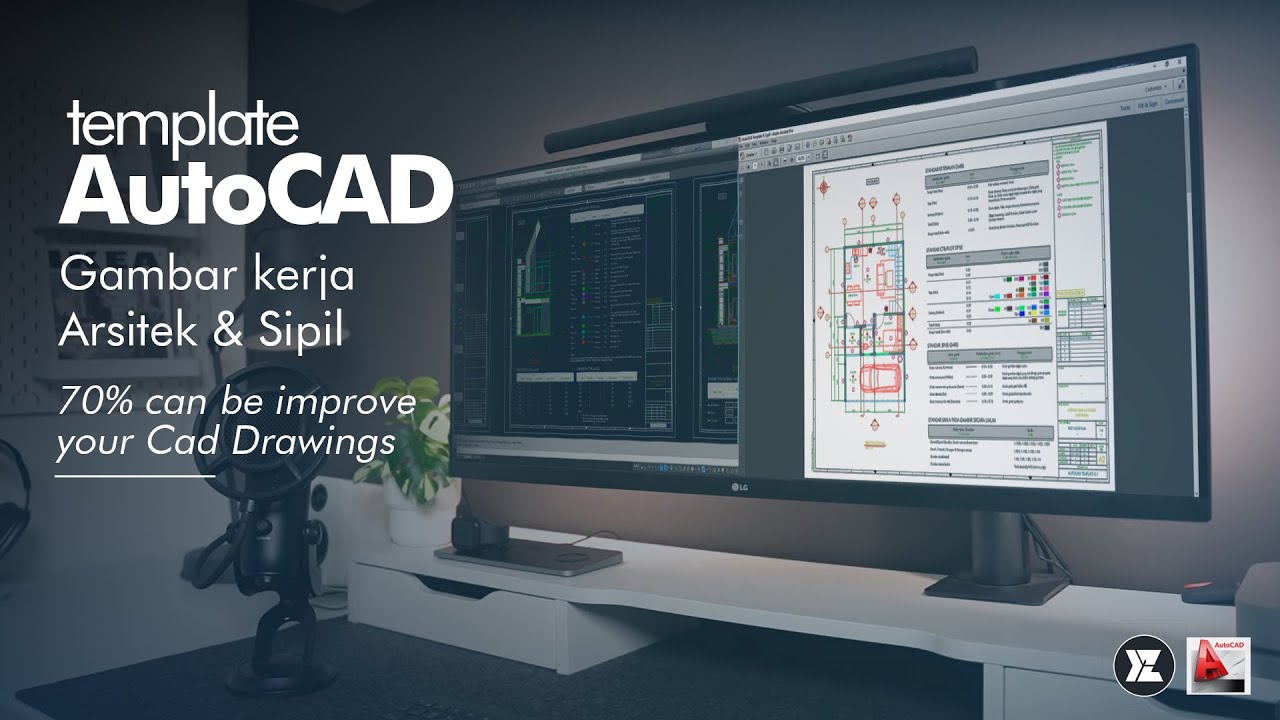 Template AutoCAD, Improve your cad drawings dengan pola ketebalan garis dan CTB
