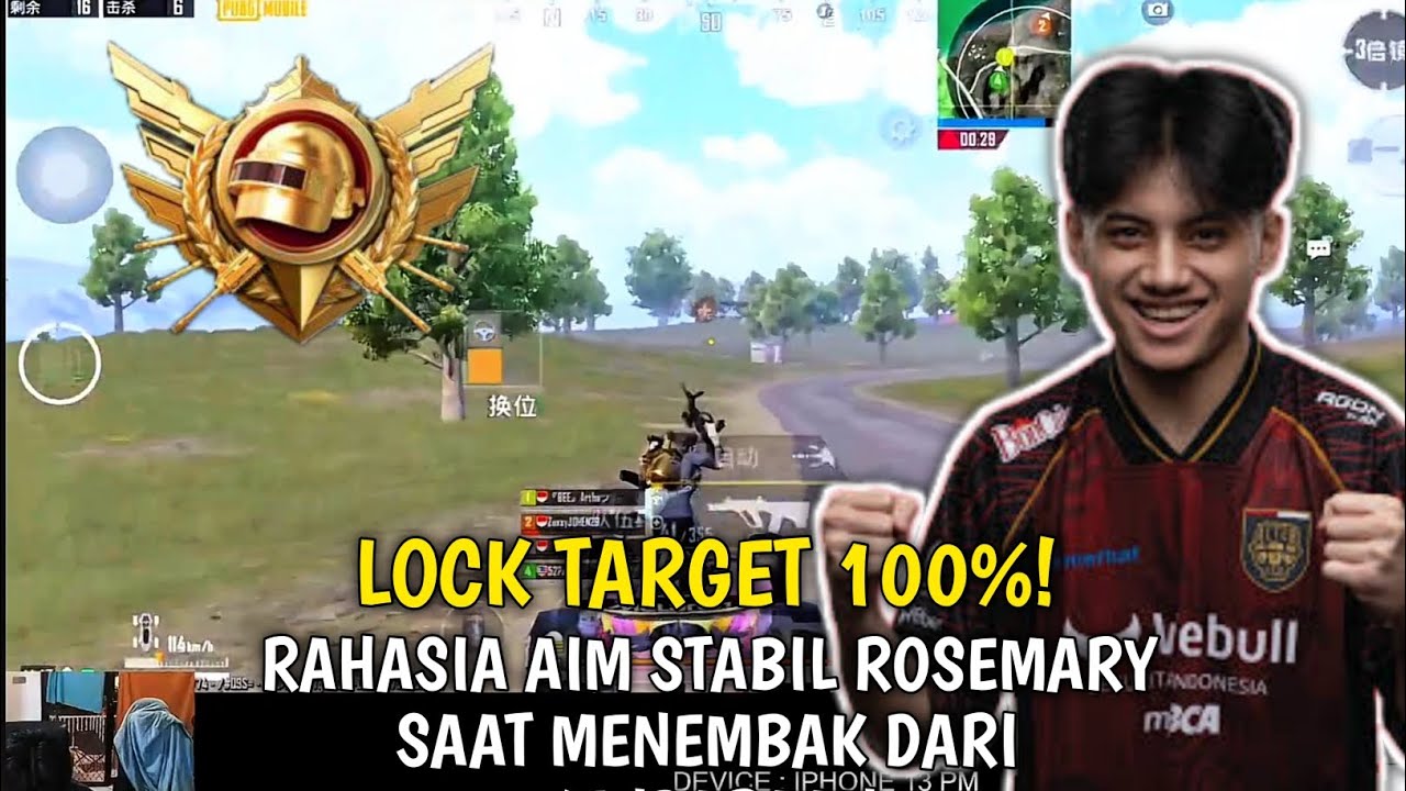 MECHANIC DEWA! 🧠 Cara Rosemary Lock Target Sambil Ngebut🔥 - PUBG MOBILE - PUBG MOBILE