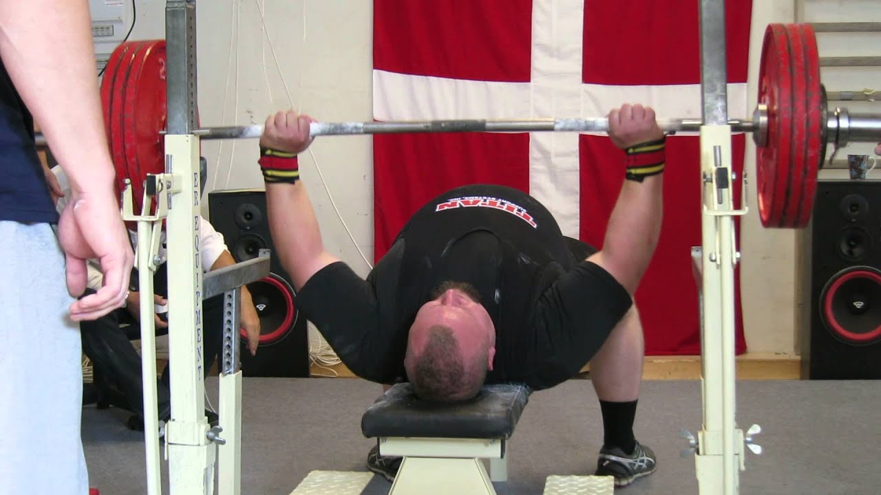 Thomas Procida - 190 kg bench press - Danish Raw Bench Press Championship 2014 - National record