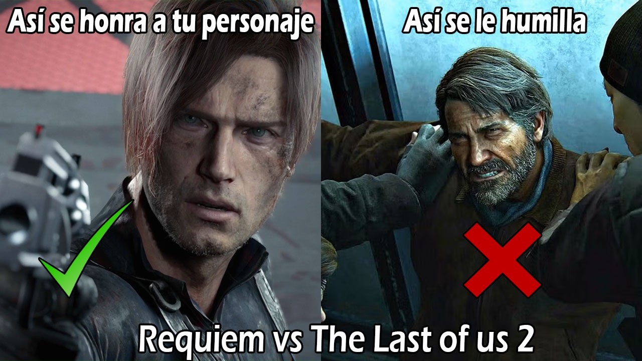 Capcom hizo con Leon lo que Naughty dog tenía que hacer con Joel. Requiem vs TLOU 2