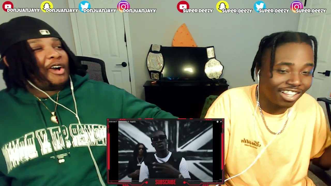 BLOODLINE Reacts to Unknown T - Adolescence ft. Digga D