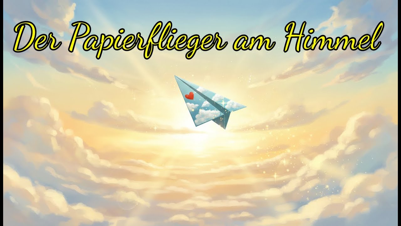 Kinderlied: Der Papierflieger am Himmel