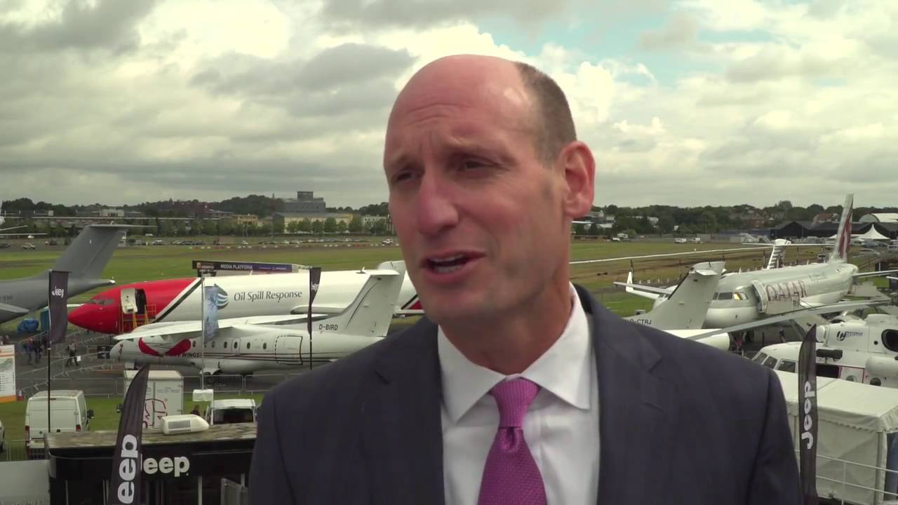 Dave Gitlin, president at Farnborough Air Show 2016