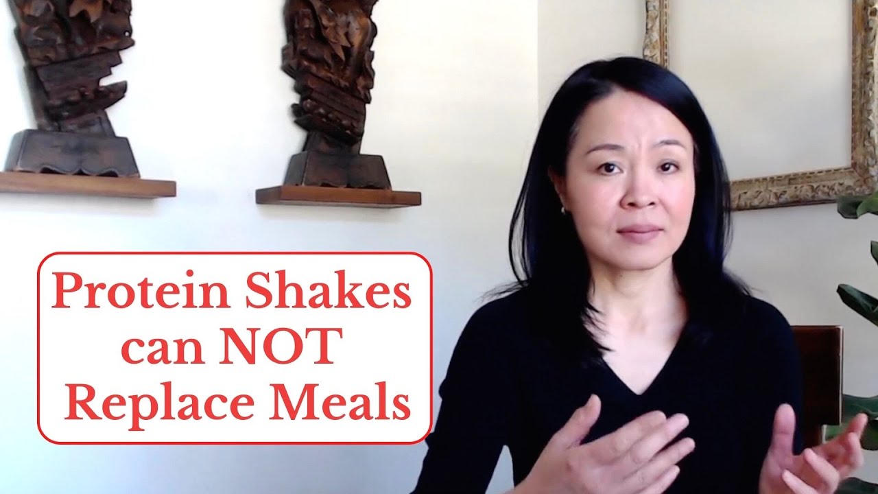 High Protein Shakes can NOT  Replace Meals
