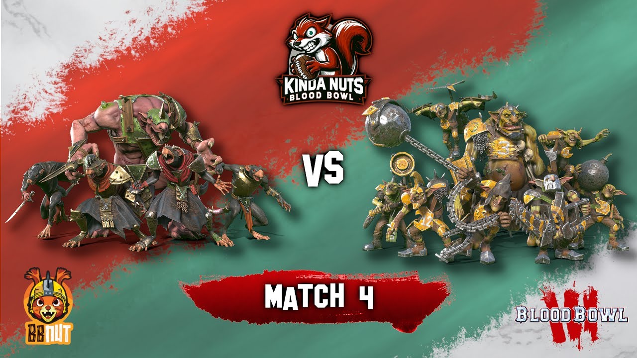 Skaven vs Goblins | Kinda Nuts Blood Bowl League S3 Game 4