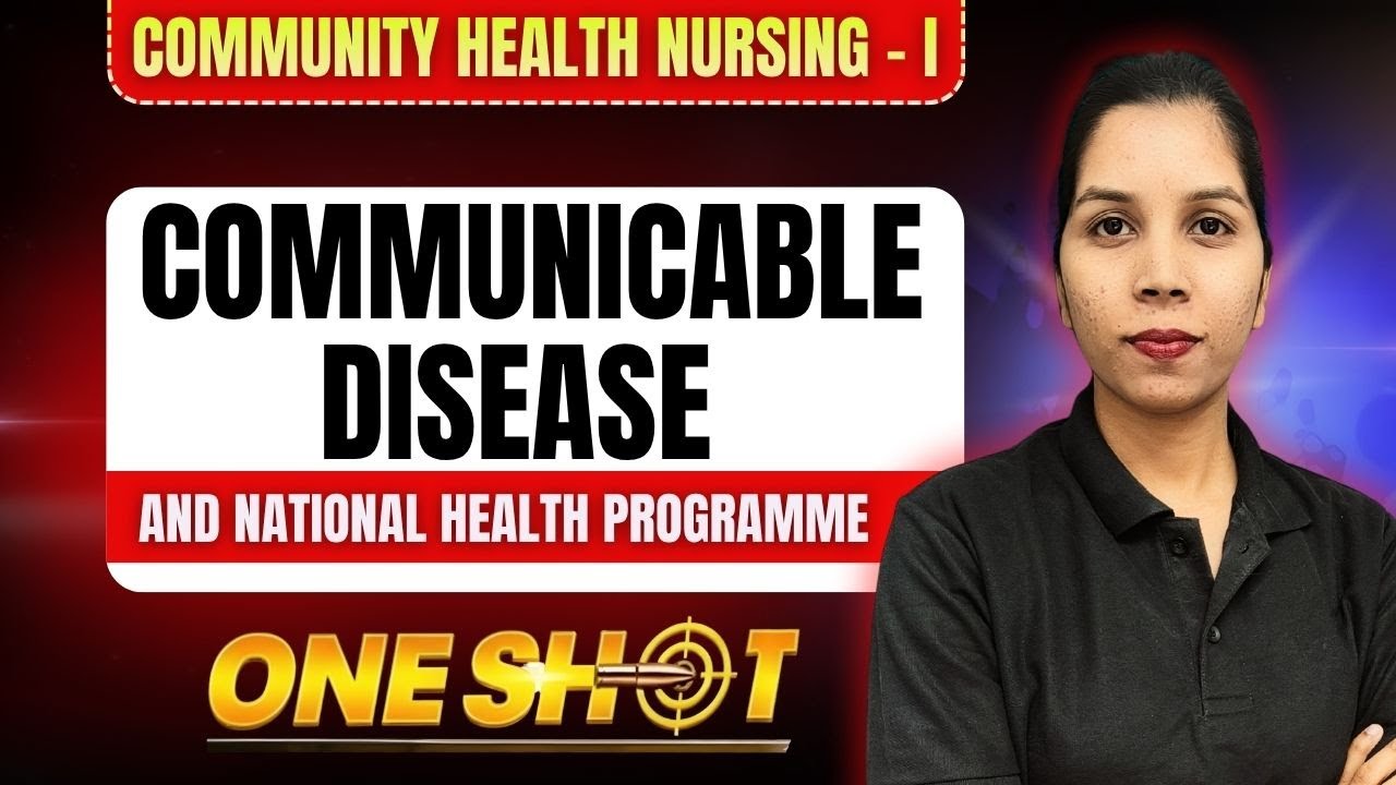 One Shot Class Unit-9 communicable disease and national health programme in community health nursing