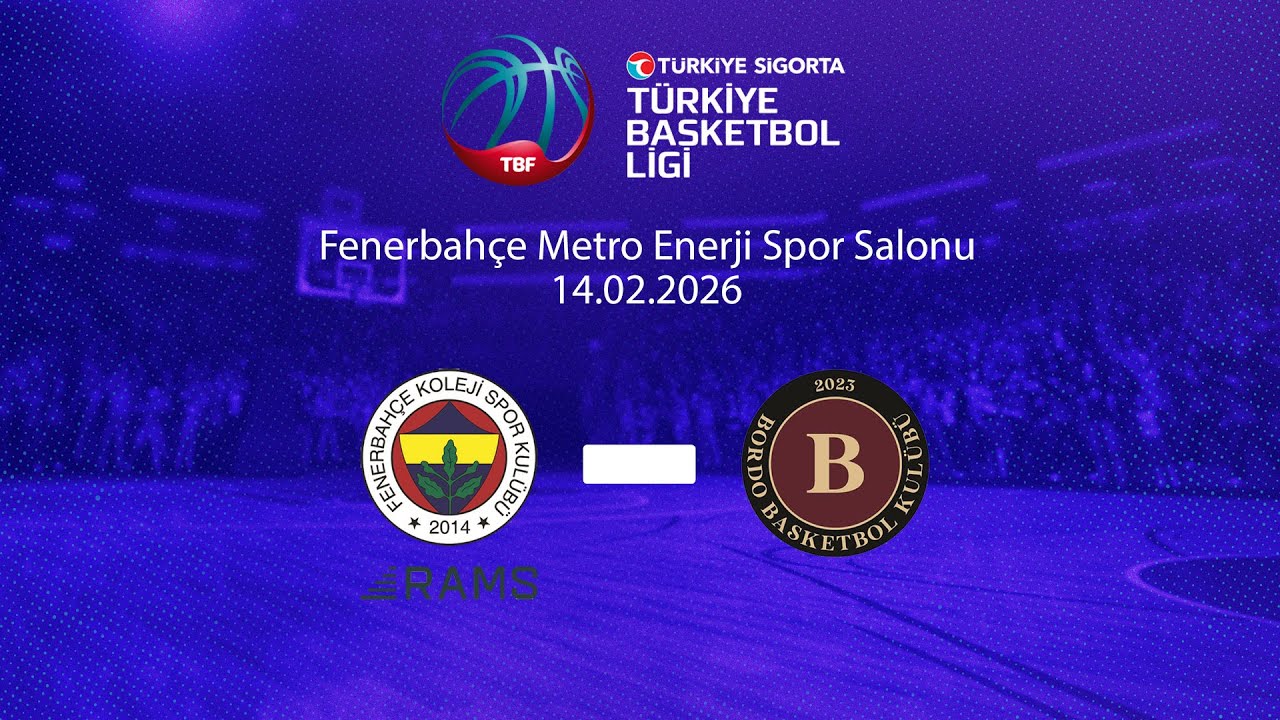 Fenerbahçe Koleji Rams – Parmos Otel Bandırma Bordo Basketbol Türkiye Sigorta TBL 24.Hafta